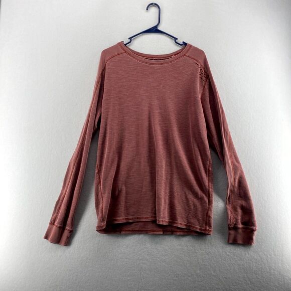 Guess‎ Light Red Long Sleeve 1981 Embroidered Mens Size XL - Picture 1 of 12